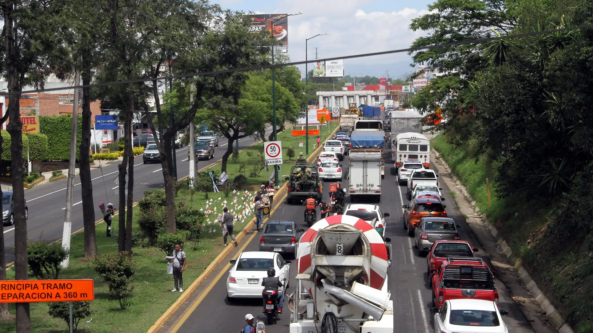 Obra en las Trancas